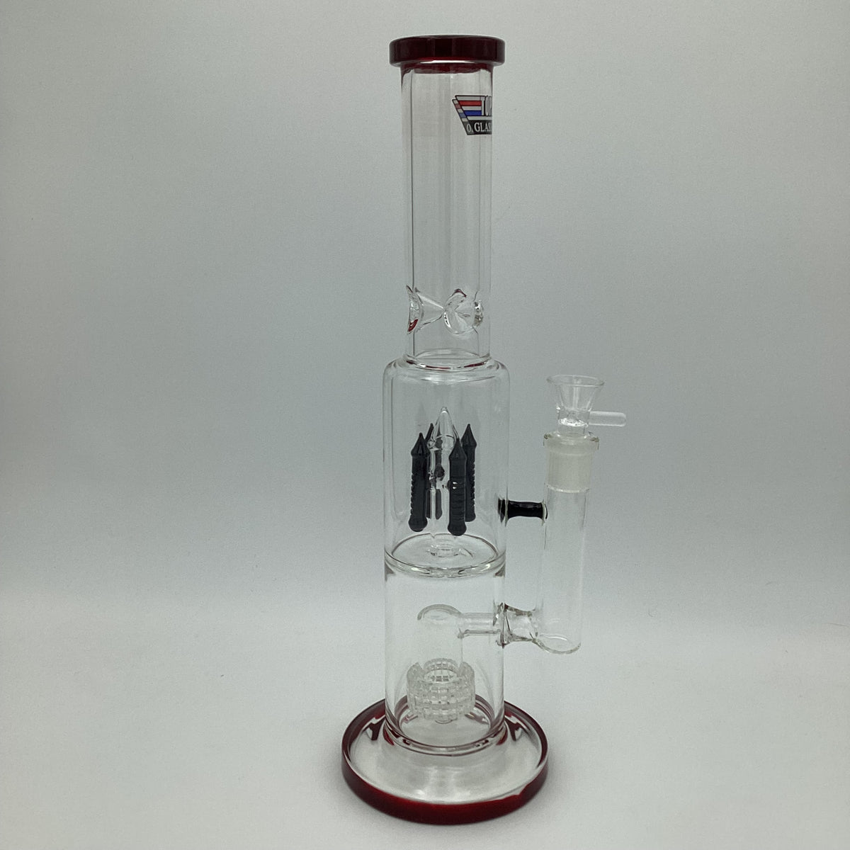 TopSchott Water Pipe - Two Chamber Multi Perc