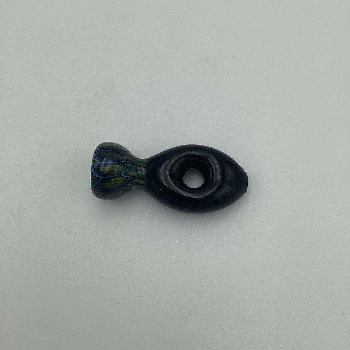 Black Donut Chillum Green Bowl