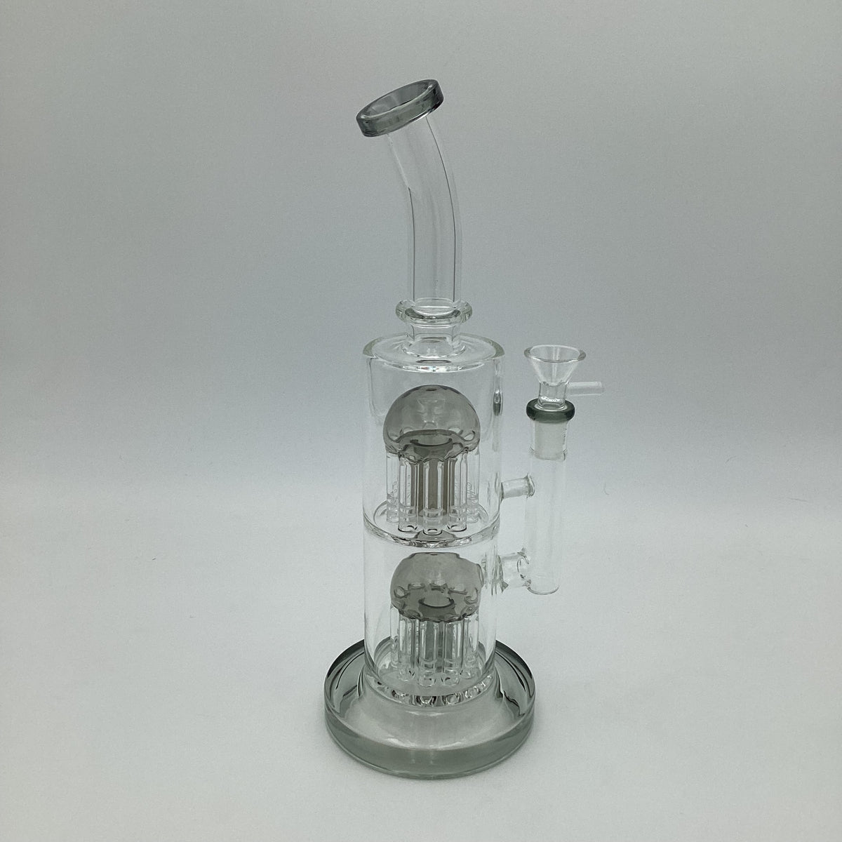 Bent Neck Two Chamber Tree Perk Bong