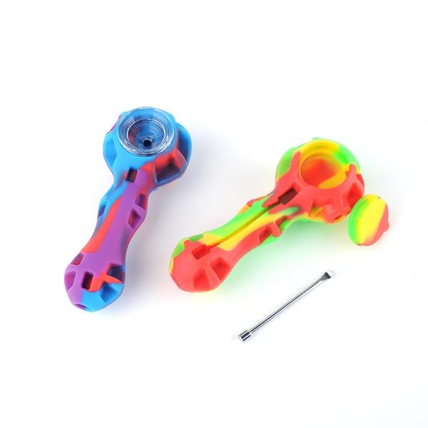 Silicone Honeycomb Hand Pipe