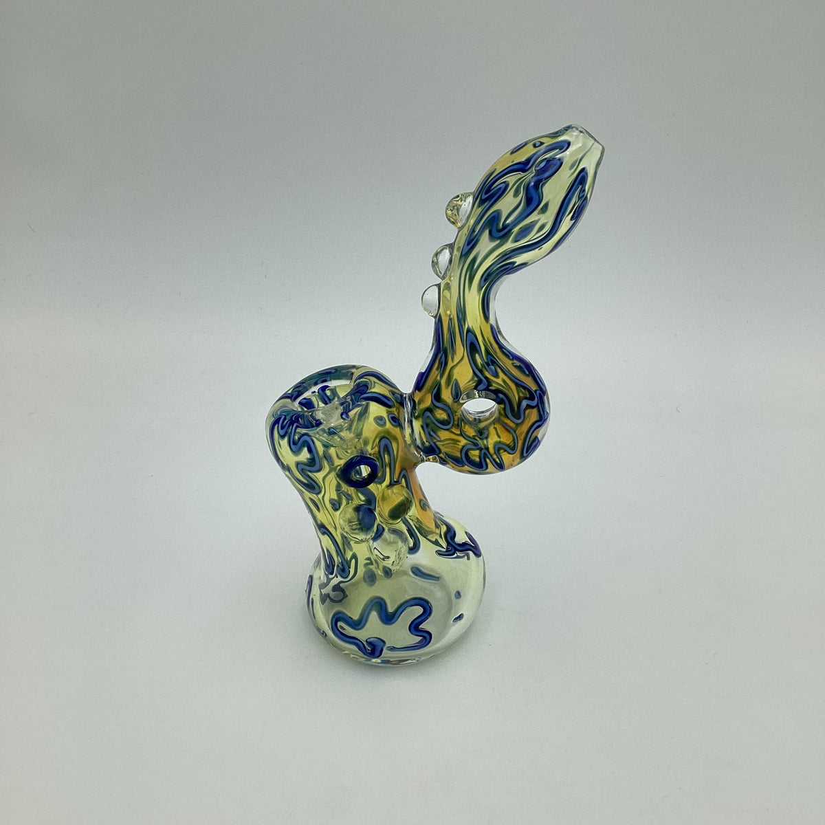 Blue Wiggle Fumed Bubbler