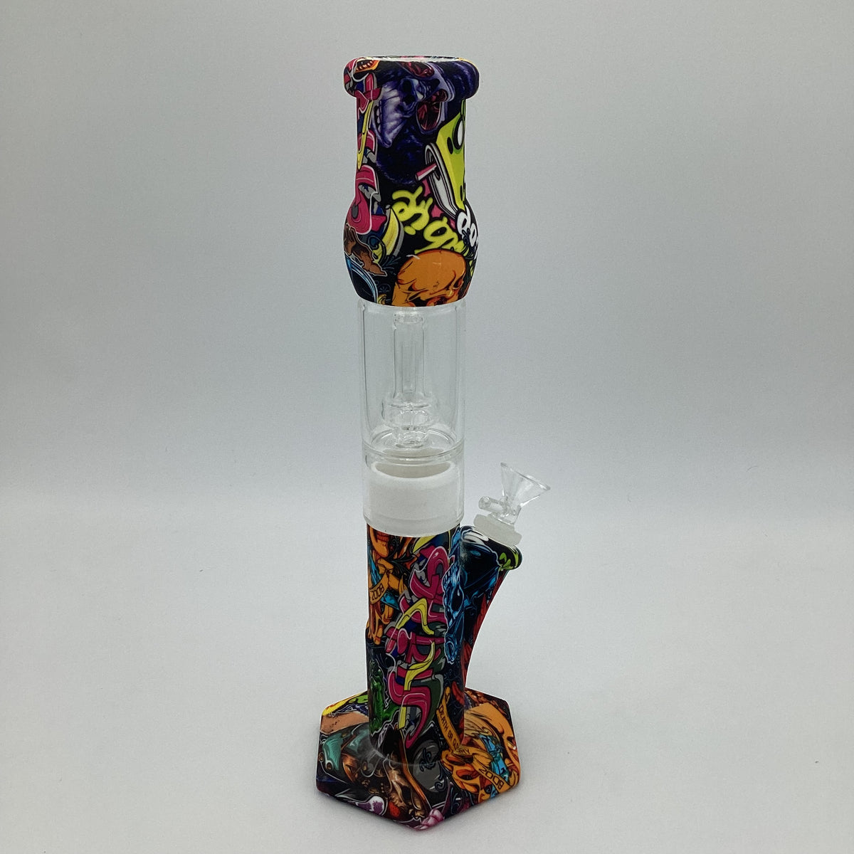 Hybrid Silicone Straight Bong