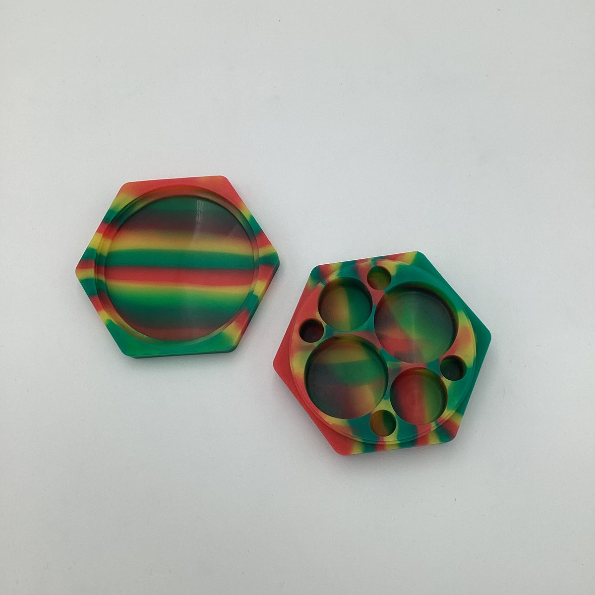 Multi Chamber Hexagon Silicone Container