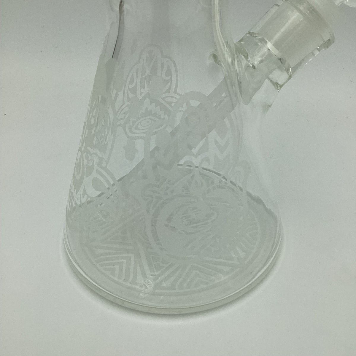 Monster Glass Sandblasted Hamsa Hand Bong