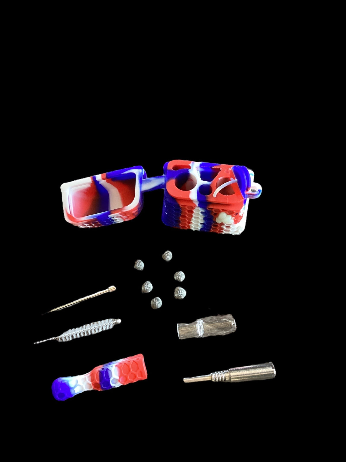 Silicone Chillum/Straw Kit