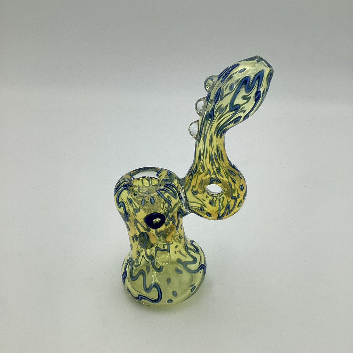 Blue Wiggle Fumed Bubbler