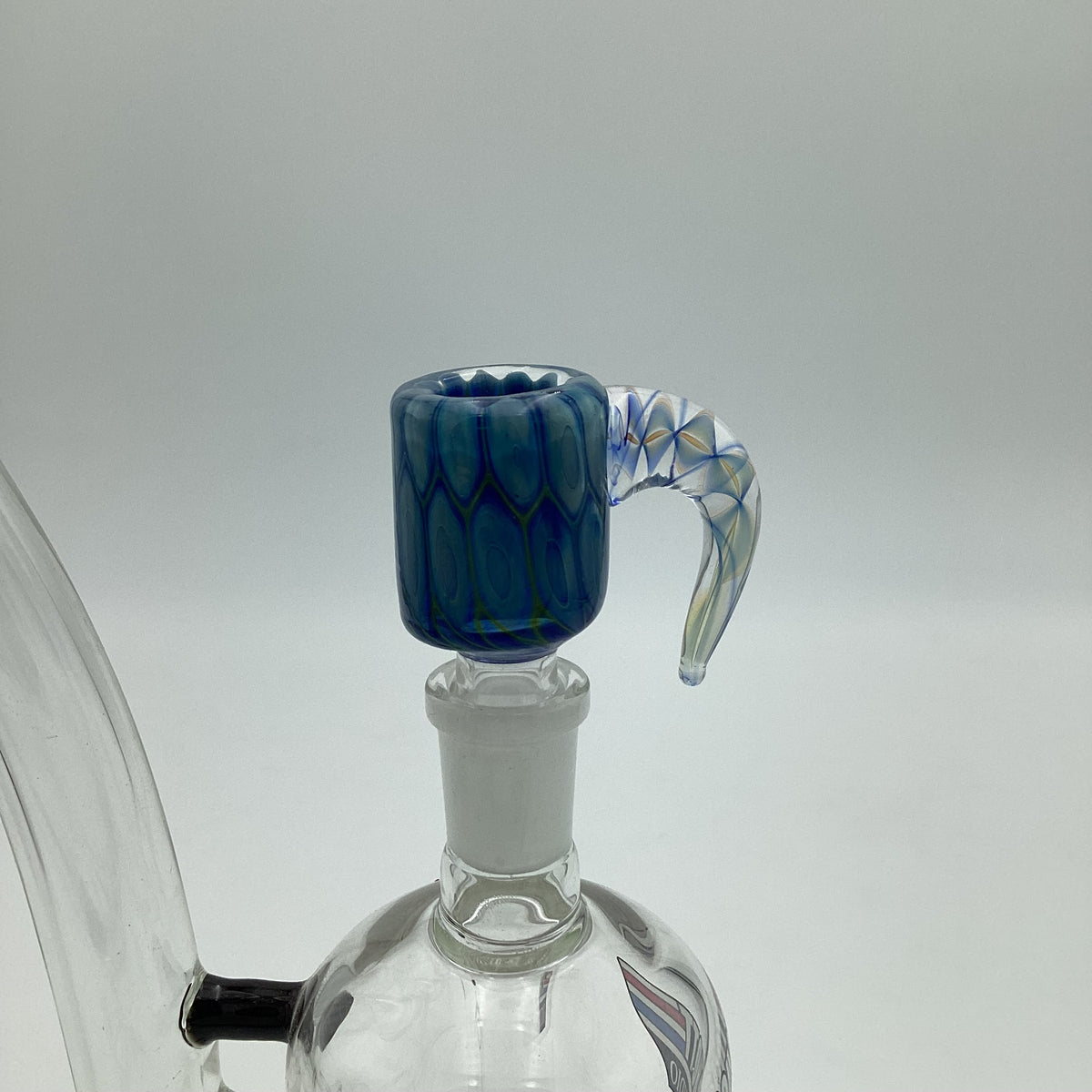 14mm Blue Fumed Horn Bowl