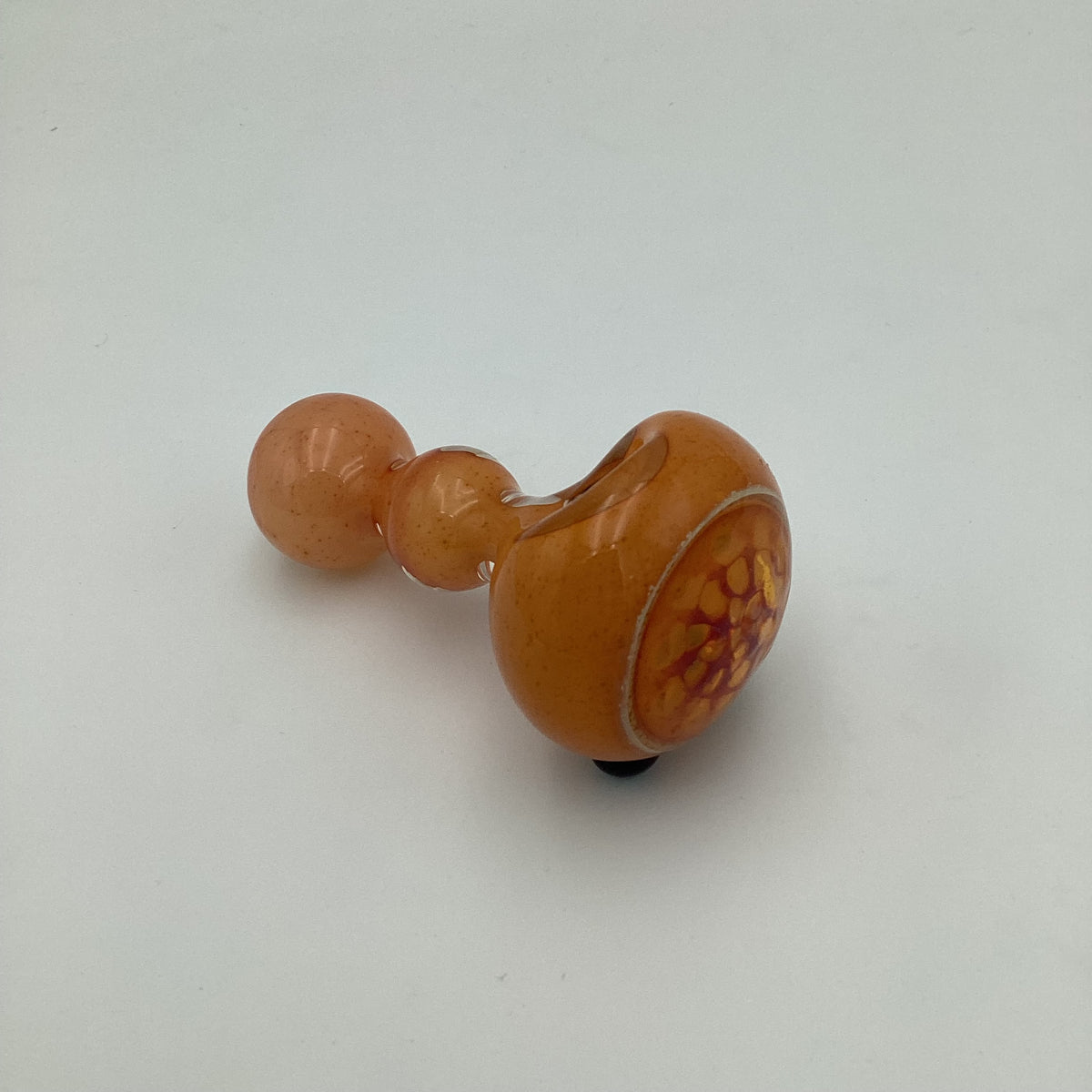 Orange Honey Comb Hand Pipe