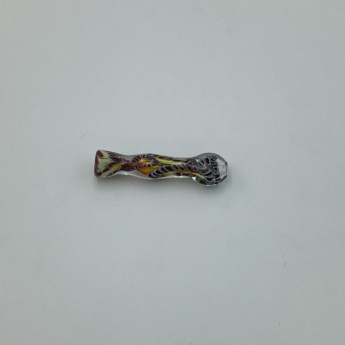 Red Blue Swirl Chillum