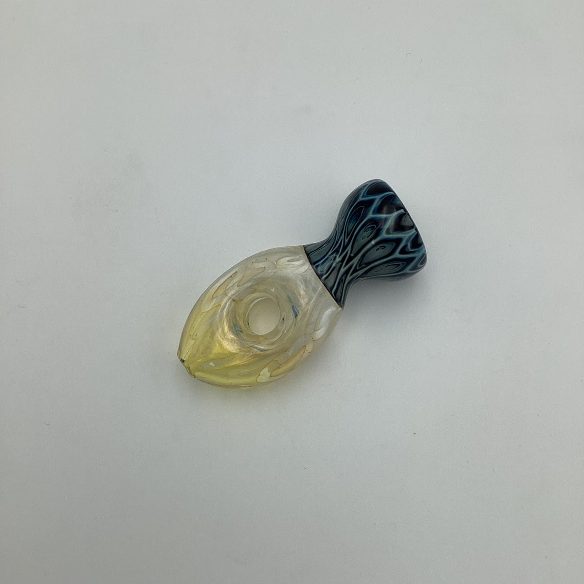 Fumed Donut Chillum Blue Bowl