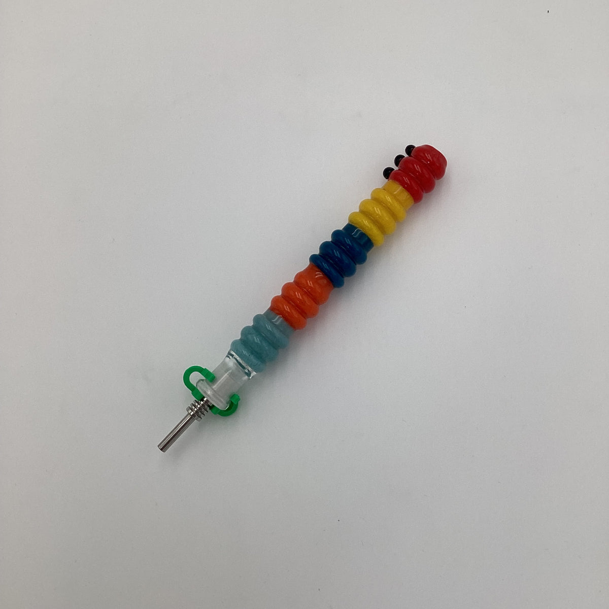 Color Stacked Glass Straw