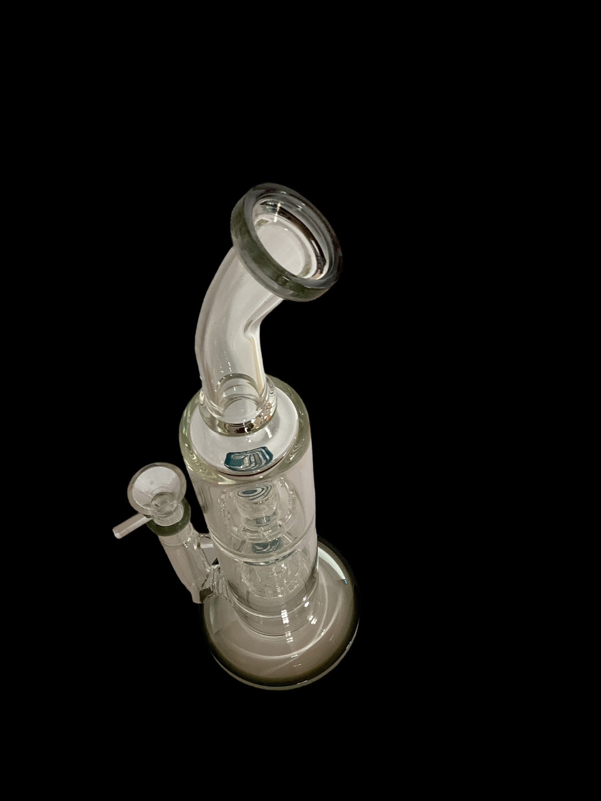 Double WigWag Circ Perc Water Pipe