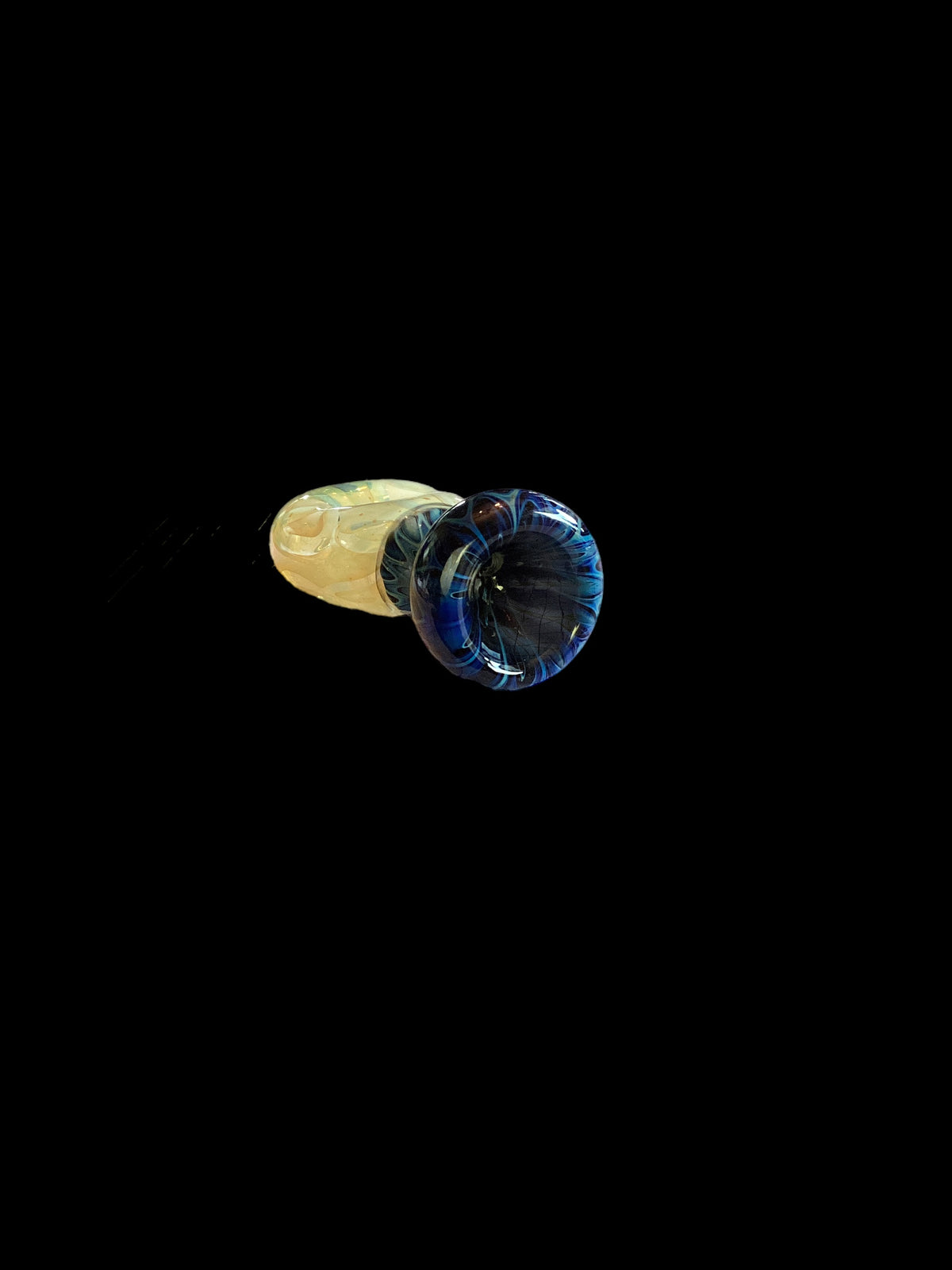 Fumed Donut Chillum Blue Bowl